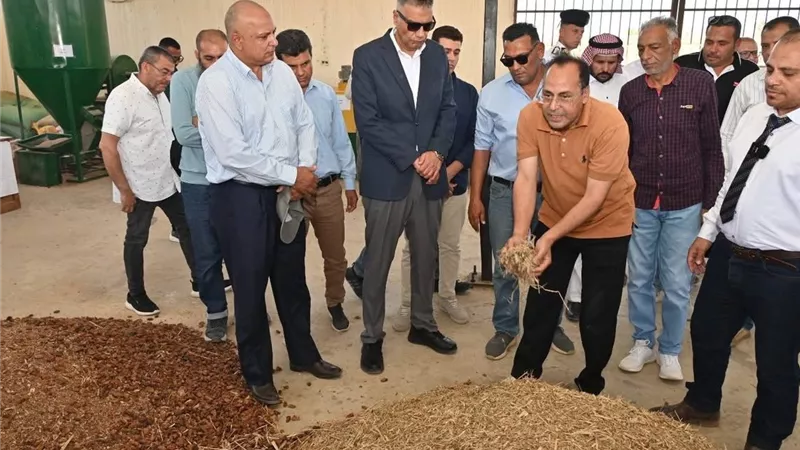 محافظ جنوب سيناء يتفقد معهد بحوث الصحراء ويشيد بمشروعات الأعلاف وتدوير المخلفات والتنمية الزراعية المستدامة