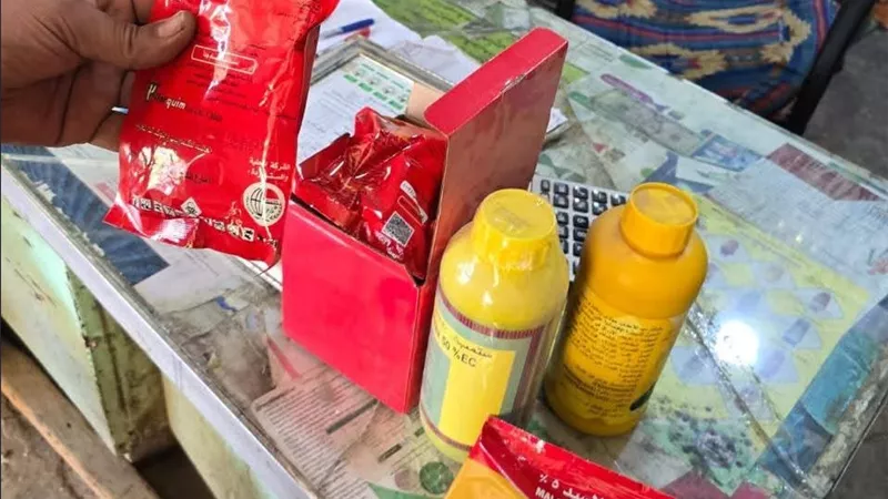 لحماية المحاصيل.. ضبط 2360 عبوة مبيد محظورة بالأسواق