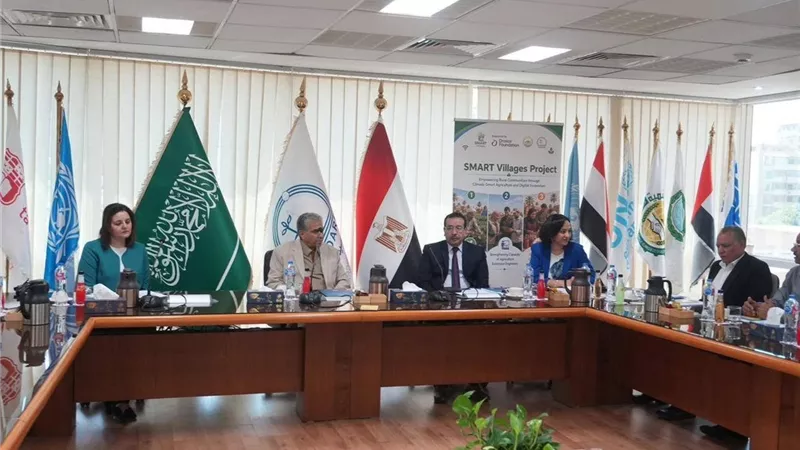 انطلاق أعمال اللجنة الاستشارية لمشروع الزراعة الذكية مناخياً بأطفيح