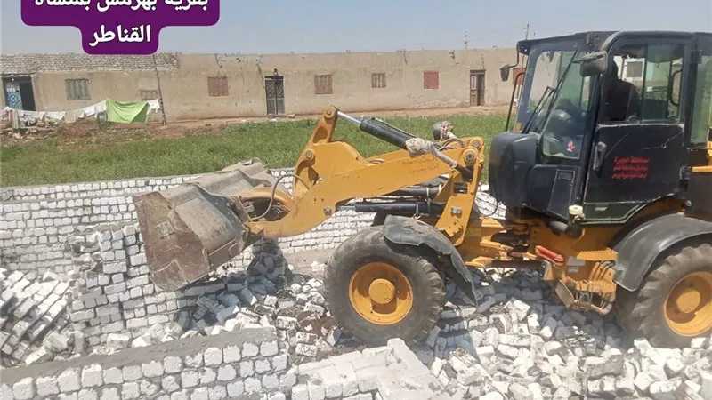 زراعة الجيزة تتصدى للتعديات على الأراضي الزراعية بقرية بهرمس