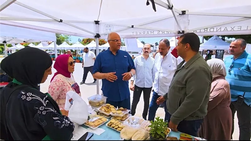 سوق المزارعين بالإسكندرية يواصل نجاحه للأسبوع الـ81 وسط إقبال متزايد من المواطنين