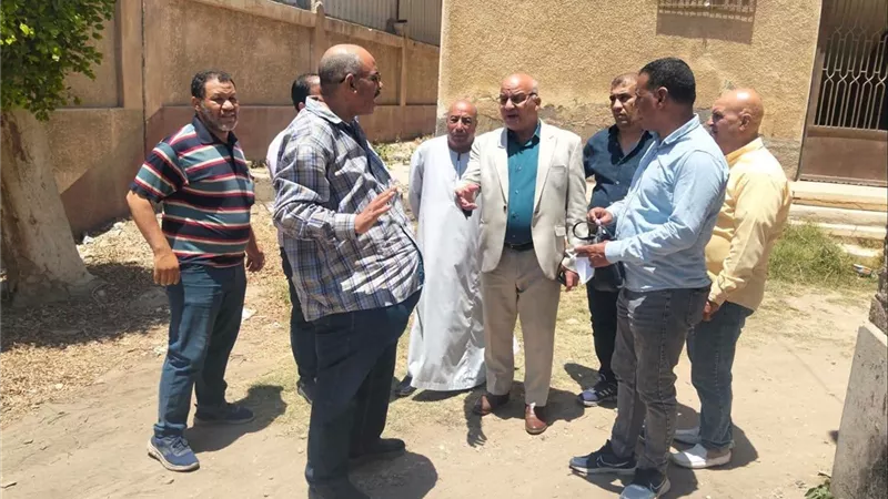 وكيل زراعة البحيرة فى زيارة مفاجئة للإدارة الزراعية بأبو حمص