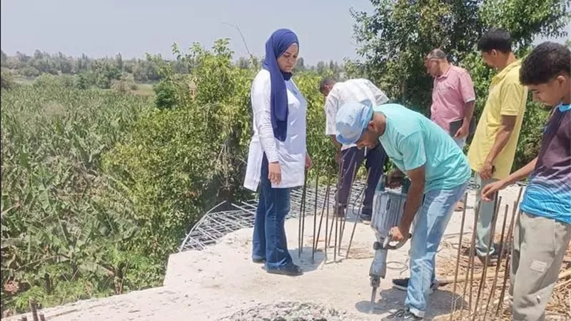 إزالة 10 حالات تعدٍ على 1460 مترًا مربعًا ضمن الموجة الـ29 بمدينة بنها