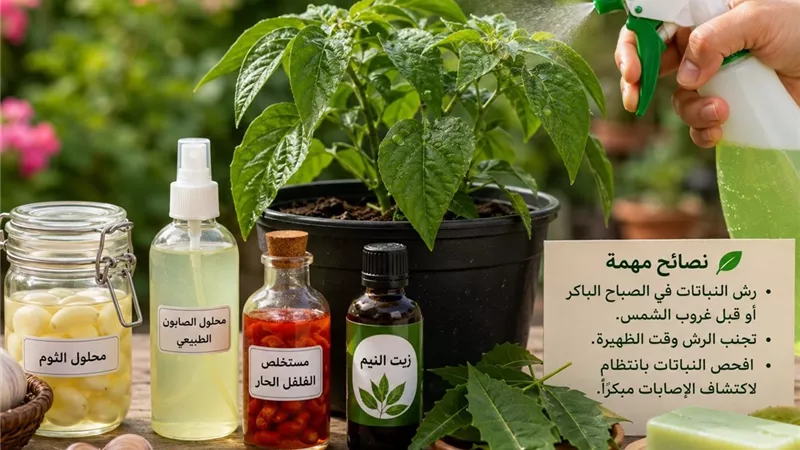 احمي نباتاتك من الحشرات بطرق طبيعية.. 5 حلول فعالة تغنيك عن المبيدات الكيميائية