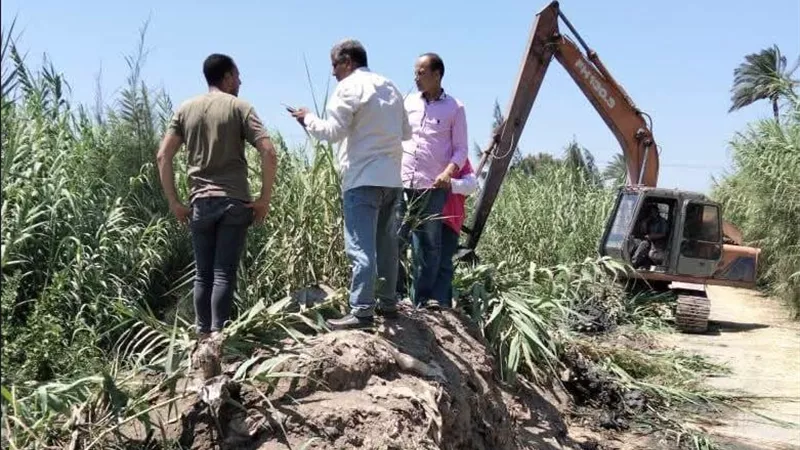 زراعة البحيرة تكثف أعمال تطهير المساقي والمصارف الخصوصية لضمان وصول مياه الري إلى الزراعات