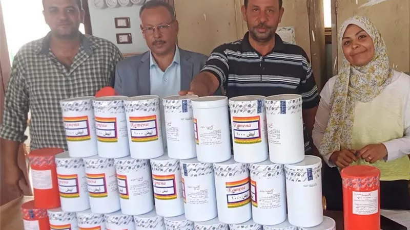 قبل المولد النبوي.. ضبط 29 عبوة مواد مضافة مخالفة داخل مصنع لحلوى المولد بأسيوط