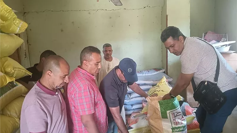 حملة مشتركة بين الزراعة والتموين بالأقصر تسفر عن ضبط مخالفات في تداول الأسمدة