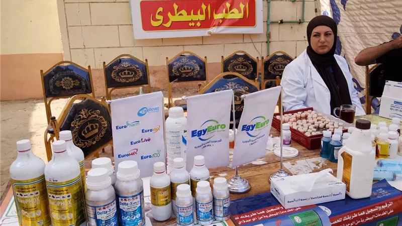 الخدمات البيطرية بدمياط تواصل تنفيذ القوافل العلاجية البيطرية المجانيه