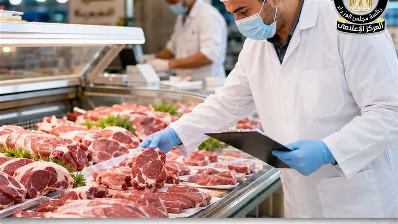 غلق وتشميع محل جزارة بالوراق بعد ضبط واقعة استخدام ختم مزور للحوم