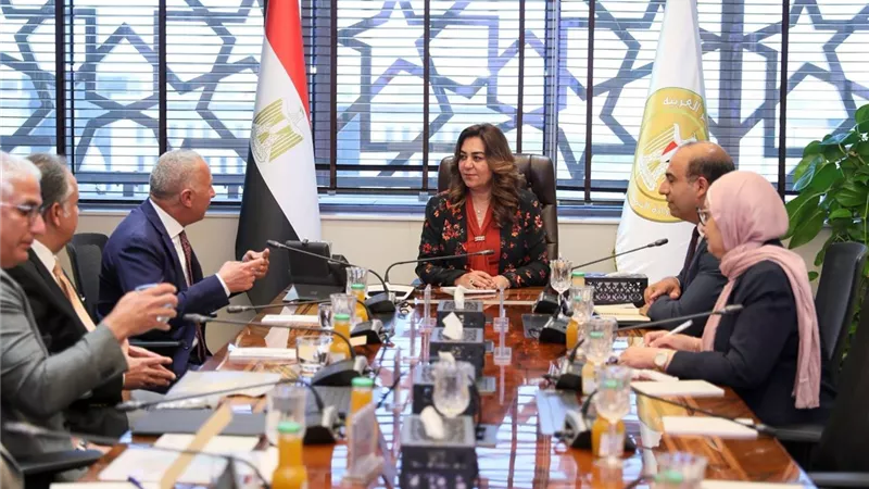 وزيرة التنمية المحلية والبيئة تبحث مع عدد من المستثمرين تكنولوجيات حديثة لمعالجة وتدوير المخلفات