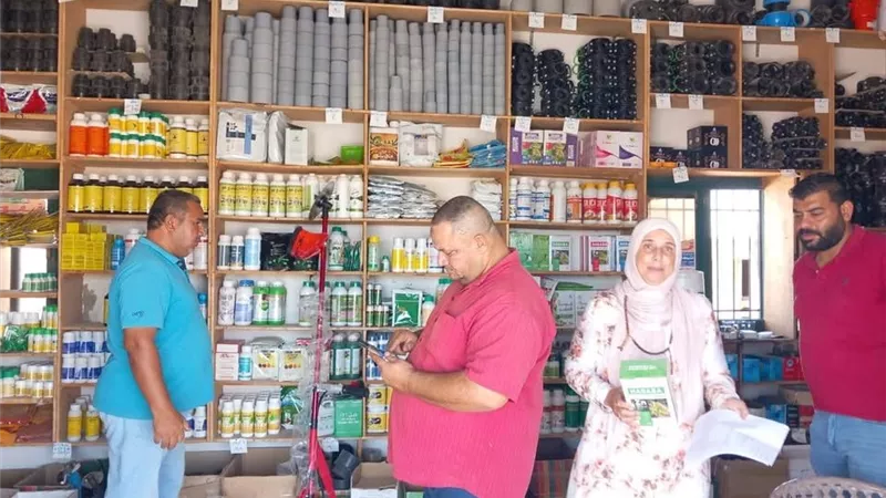 متابعة ميدانية بجنوب سيناء لضبط تراخيص المنشآت وانتظام صرف الأسمدة للمزارعين