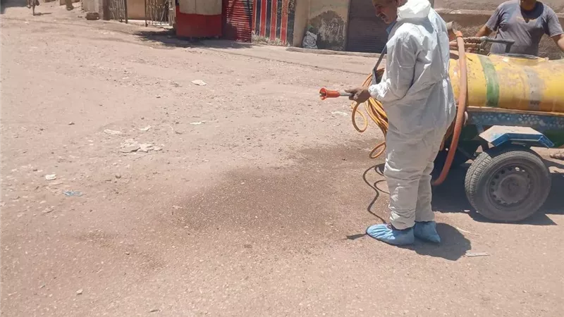 حملات مكثفة لتطهير أسواق الطيور الحية بالقليوبية والحد من انتشار الأمراض