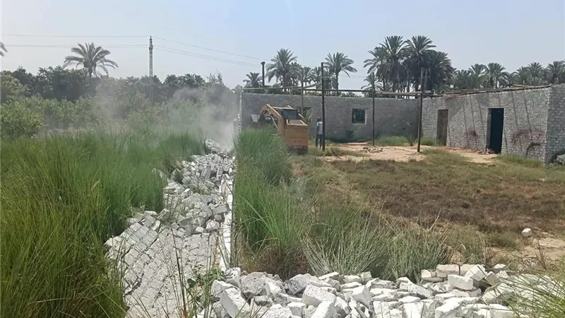 زراعة الإسماعيلية تواصل أعمال الموجة الـ30 لإزالة التعديات بالقنطرة غرب