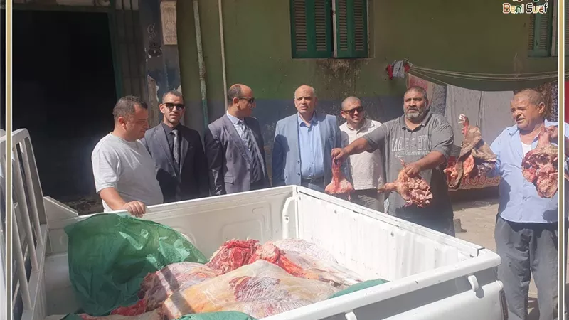 ضبط وإعدام سلع منتهية الصلاحية.. حملات مكثفة على أسواق ومخابز بني سويف