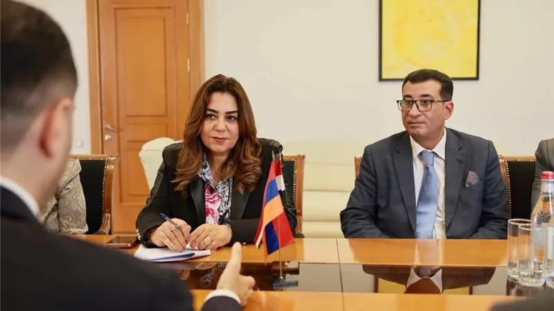 منال عوض تبحث مع أرمينيا تفعيل التعاون البيئي وحماية المحميات الطبيعية والتنوع البيولوجي 