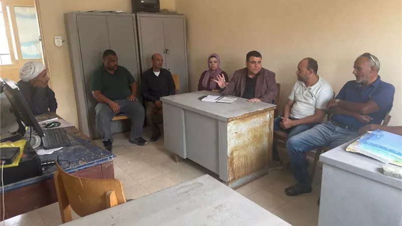 زراعة شمال سيناء تبحث دعم مزارعي الشيخ زويد وتسرع حصر الأراضي واستكمال ملفات التعويضات