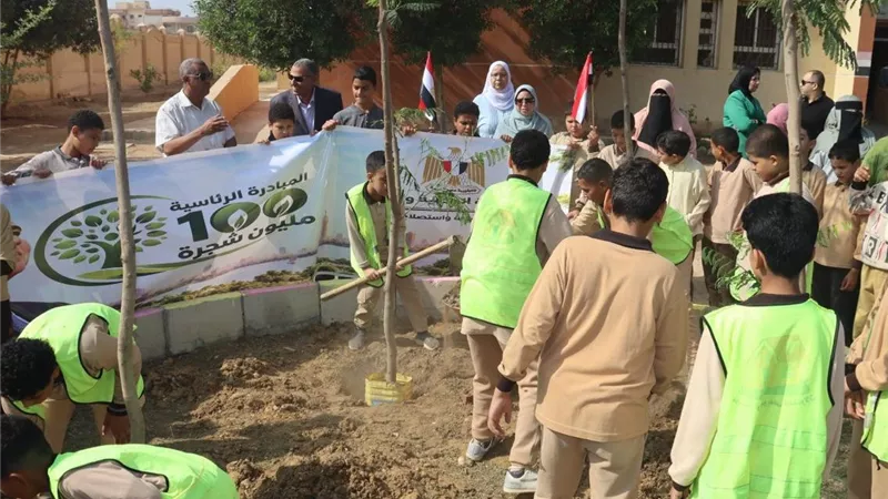 التنمية المحلية: بدء أعمال توريد وزراعة 3620 شجرة بمحافظة بني سويف