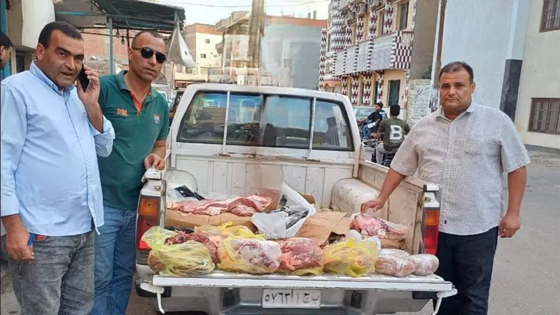 حملات بيطري البحيرة تضرب المخالفات بـ14 محضرًا.. والرقابة تشرف على ذبح 254 ذبيحة في يوم واحد