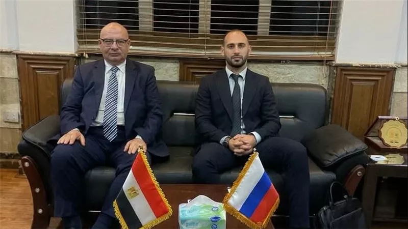 رئيس مجلس إدارة الهيئة العامة للخدمات البيطرية يستقبل ممثل وزارة الزراعة بسفارة روسيا الاتحادية بالقاهرة لبحث سبل تعزيز التعاون المشترك